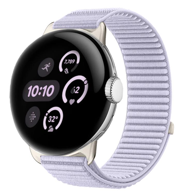Dây đồng hồ khóa móc và vòng nylon dệt giao diện kim loại, dành cho Google Pixel Watch 4 / Watch 3 45mm, dành cho Google Pixel Watch 4 / 3 / 2 / 1 41mm