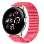 Dây đồng hồ khóa móc và vòng nylon dệt giao diện kim loại, dành cho Google Pixel Watch 4 / Watch 3 45mm, dành cho Google Pixel Watch 4 / 3 / 2 / 1 41mm