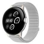 Dây đồng hồ khóa móc và vòng nylon dệt giao diện kim loại, dành cho Google Pixel Watch 4 / Watch 3 45mm, dành cho Google Pixel Watch 4 / 3 / 2 / 1 41mm