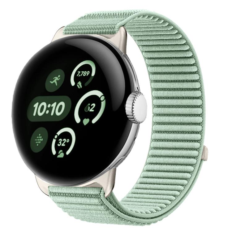 Dây đồng hồ khóa móc và vòng nylon dệt giao diện kim loại, dành cho Google Pixel Watch 4 / Watch 3 45mm, dành cho Google Pixel Watch 4 / 3 / 2 / 1 41mm