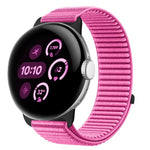 Dây đồng hồ khóa móc và vòng nylon dệt giao diện kim loại, dành cho Google Pixel Watch 4 / Watch 3 45mm, dành cho Google Pixel Watch 4 / 3 / 2 / 1 41mm