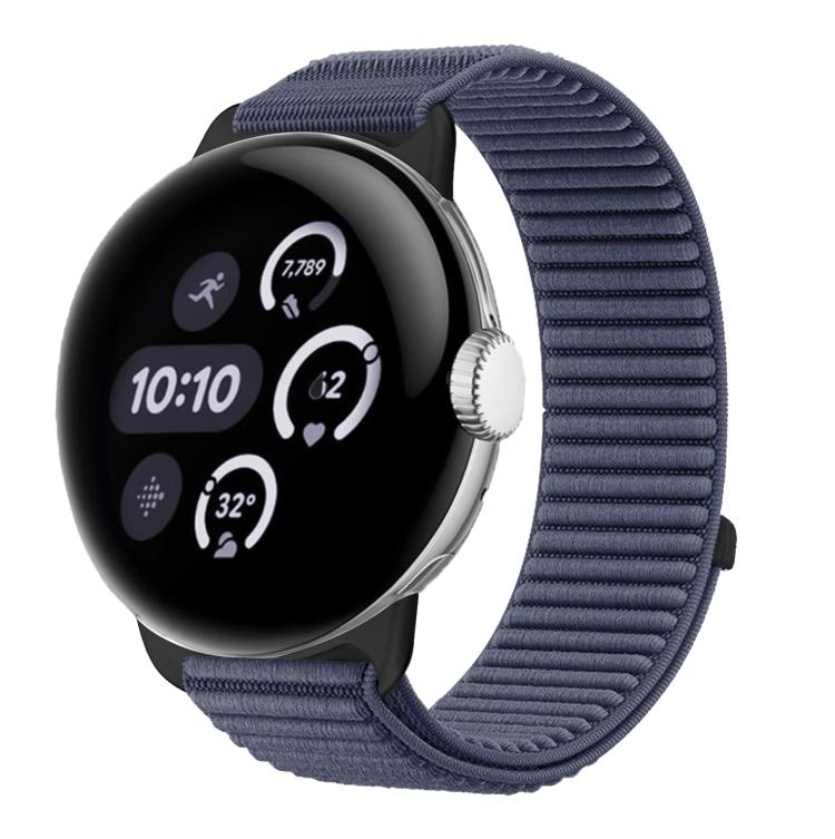 Dây đồng hồ khóa móc và vòng nylon dệt giao diện kim loại, dành cho Google Pixel Watch 4 / Watch 3 45mm, dành cho Google Pixel Watch 4 / 3 / 2 / 1 41mm