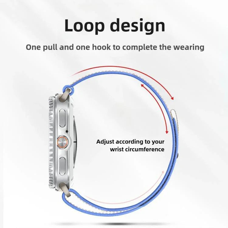 Dây Đeo Đồng Hồ Nylon Dây Móc Và Vòng Đường Mòn Hoang Dã, Dành Cho Samsung Galaxy Watch8 / Watch8 Classic