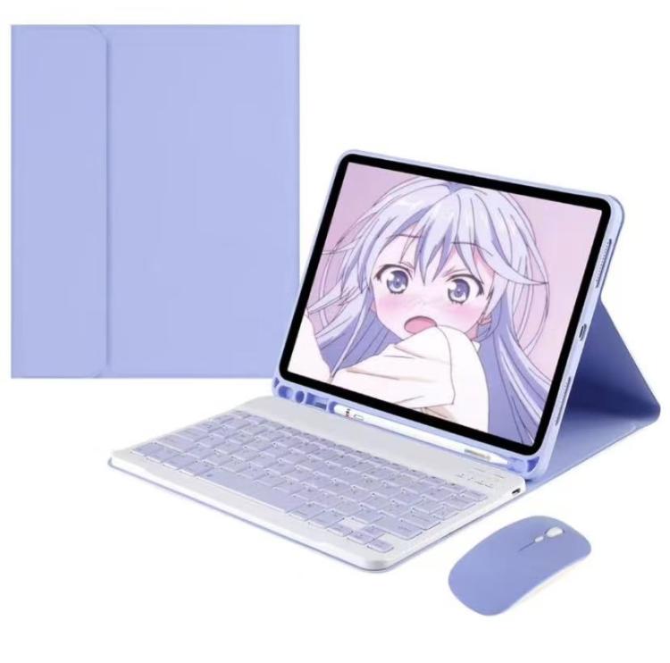 Bao da máy tính bảng có bàn phím Bluetooth từ tính tháo rời kèm chuột, cho iPad 2025, cho iPad 2022