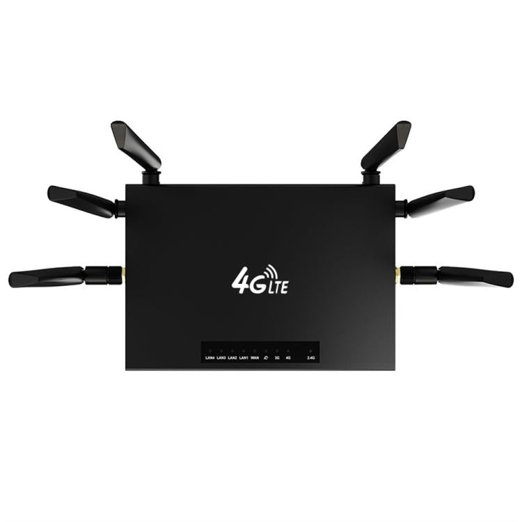 ED128-L 300Mbps Wireless WiFi Home Office SIM Card American Version 4G LTE Industrial Router, US Plug, EU Plug