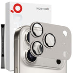 Kính cường lực bảo vệ ống kính camera NORTHJO kim loại mờ, dành cho iPhone 17 Pro Max, iPhone 17 Pro