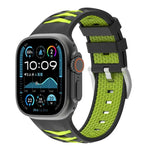 Dây đồng hồ silicone hai màu họa tiết lốp xe, Dành cho Apple Watch 46mm / 49mm / 45mm / 44mm, Dành cho Apple Watch 42mm / 41mm / 40mm / 38mm