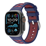 Dây đồng hồ silicone hai màu họa tiết lốp xe, Dành cho Apple Watch 46mm / 49mm / 45mm / 44mm, Dành cho Apple Watch 42mm / 41mm / 40mm / 38mm