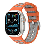 Dây đồng hồ silicone hai màu họa tiết lốp xe, Dành cho Apple Watch 46mm / 49mm / 45mm / 44mm, Dành cho Apple Watch 42mm / 41mm / 40mm / 38mm