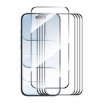 5 miếng keo dày ENKAY không viền trắng, kính cường lực nhôm-silicon cao cấp, dành cho iPhone 17 Pro Max, iPhone 17 Pro, iPhone 17, iPhone Air