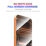 5 miếng keo dày ENKAY không viền trắng, kính cường lực nhôm-silicon cao cấp, dành cho iPhone 17 Pro Max, iPhone 17 Pro, iPhone 17, iPhone Air