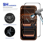 5 miếng keo dày ENKAY không viền trắng, kính cường lực nhôm-silicon cao cấp, dành cho iPhone 17 Pro Max, iPhone 17 Pro, iPhone 17, iPhone Air