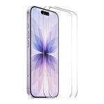 2 miếng keo dày ENKAY không viền trắng, kính cường lực nhôm-silicon 9H viền cong lớn, dành cho iPhone 17 Pro Max, iPhone 17 Pro, iPhone 17, iPhone Air