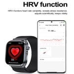 Đồng hồ thông minh màn hình màu ET572 2.0 inch dây silicone, hỗ trợ theo dõi sức khỏe / ECG