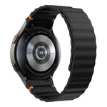 Dây Đeo Đồng Hồ Silicone Khóa Nam Châm Khâu Hạt Sóng, Dành Cho Samsung Galaxy Watch 7 / 6 / 5 / 4