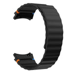 Dây Đeo Đồng Hồ Silicone Khóa Nam Châm Khâu Hạt Sóng, Dành Cho Samsung Galaxy Watch 7 / 6 / 5 / 4