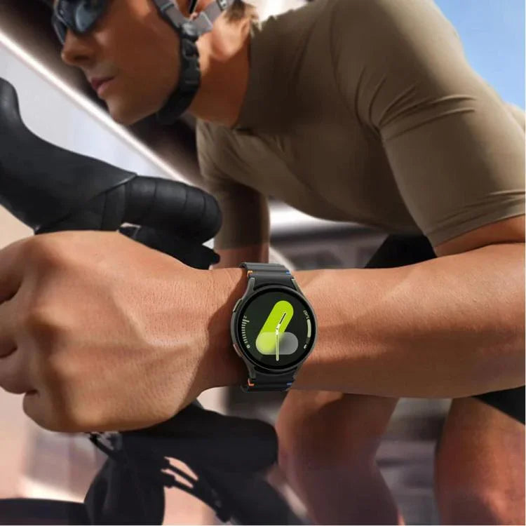 Dây Đeo Đồng Hồ Silicone Khóa Nam Châm Khâu Hạt Sóng, Dành Cho Samsung Galaxy Watch 7 / 6 / 5 / 4