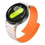 Dây Đeo Đồng Hồ Silicone Khóa Nam Châm Khâu Hạt Sóng, Dành Cho Samsung Galaxy Watch 7 / 6 / 5 / 4