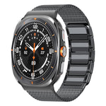 Dây Đồng Hồ Thép Không Gỉ Dệt Hình Chữ I Nam Châm, Dành Cho Samsung Galaxy Watch Ultra 47mm / Ultra 2025