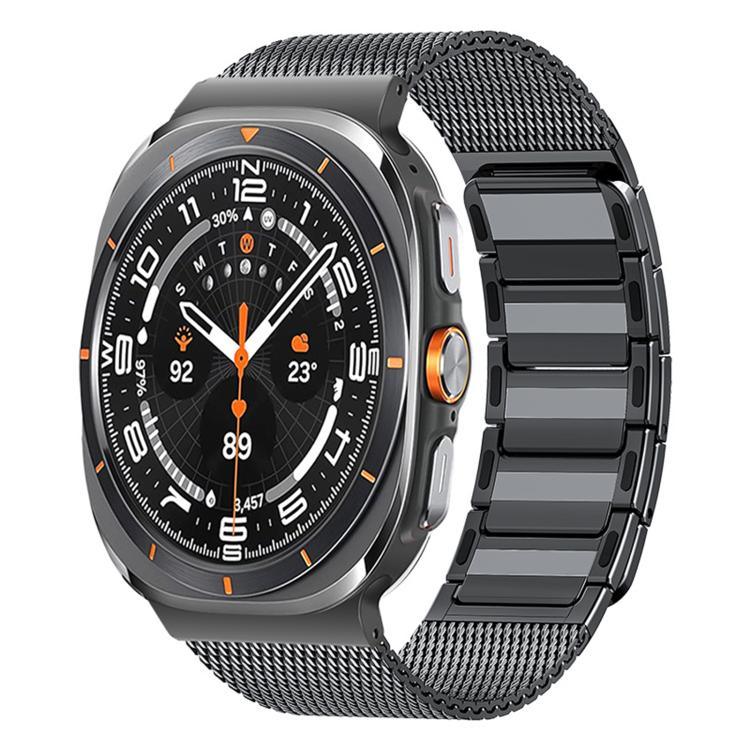 Dây Đồng Hồ Thép Không Gỉ Dệt Hình Chữ I Nam Châm, Dành Cho Samsung Galaxy Watch Ultra 47mm / Ultra 2025