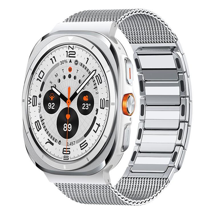 Dây Đồng Hồ Thép Không Gỉ Dệt Hình Chữ I Nam Châm, Dành Cho Samsung Galaxy Watch Ultra 47mm / Ultra 2025