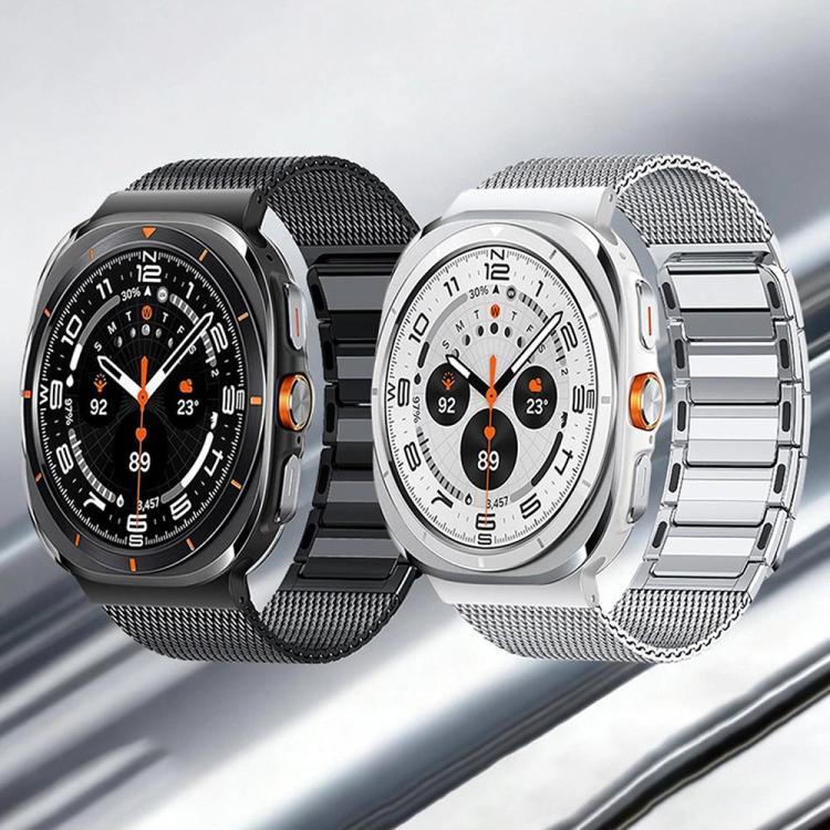 Dây Đồng Hồ Thép Không Gỉ Dệt Hình Chữ I Nam Châm, Dành Cho Samsung Galaxy Watch Ultra 47mm / Ultra 2025
