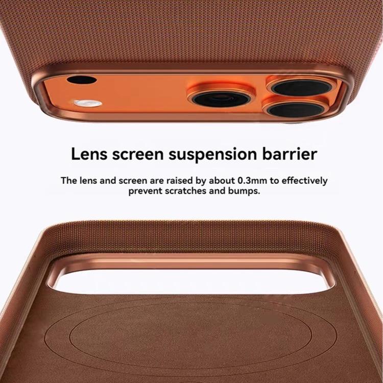 Ốp lưng PC MagSafe họa tiết công nghệ rỗng, không có nút camera AI, dành cho iPhone 17 Pro Max, iPhone 17 Pro, iPhone 17