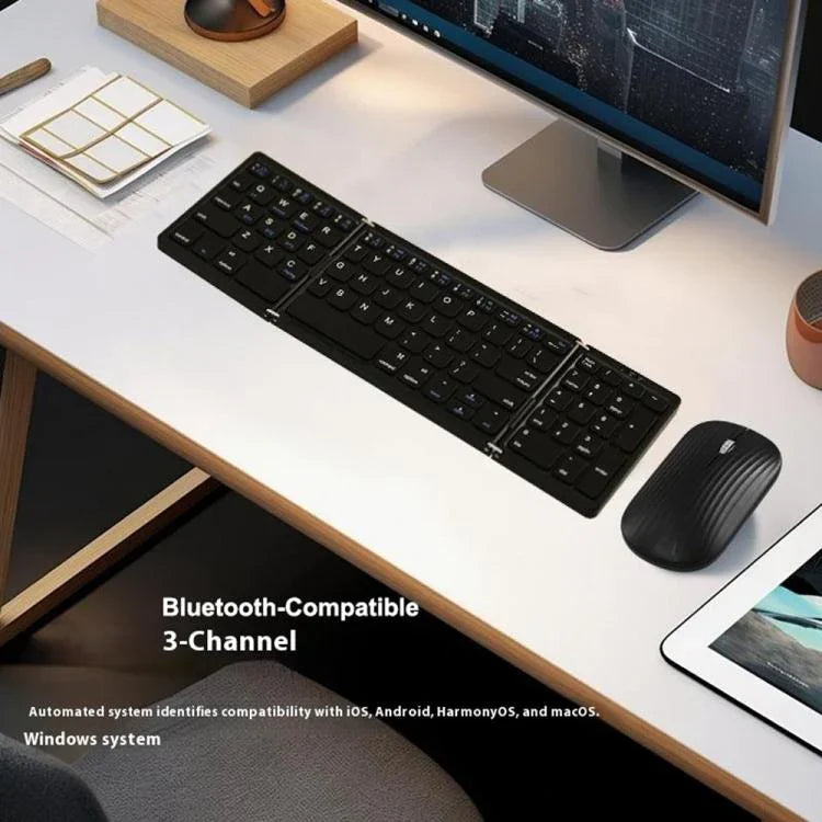 B089 Foldable Wireless Keyboard Mouse Set, B089