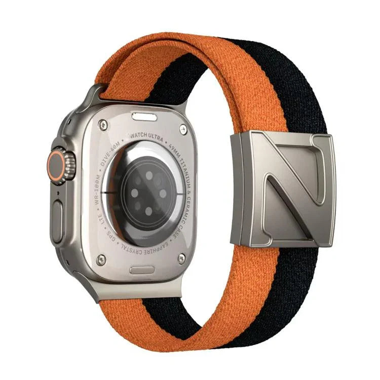Dây đồng hồ nylon hai màu khóa từ tính hình chữ Z, Dành cho Apple Watch 46mm / 49mm / 45mm / 44mm, Dành cho Apple Watch 42mm / 41mm / 40mm / 38mm