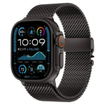 Dây đồng hồ thép không gỉ Milan lưới thô khóa kim loại, Dành cho Apple Watch 46mm / 49mm / 45mm / 44mm