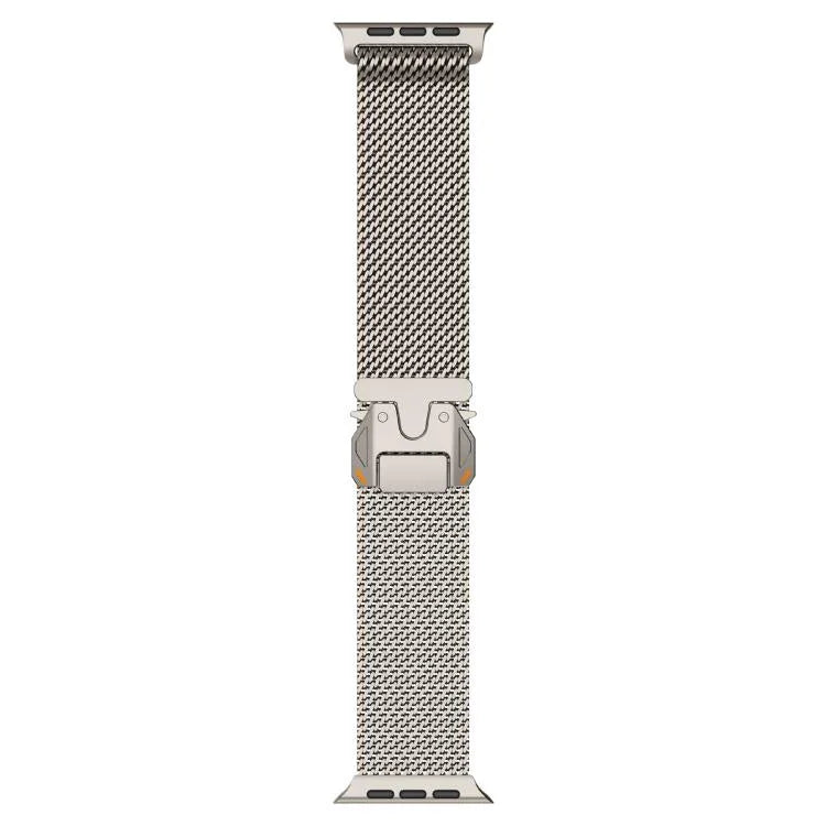 Dây đồng hồ thép không gỉ Milan lưới thô khóa kim loại, Dành cho Apple Watch 46mm / 49mm / 45mm / 44mm