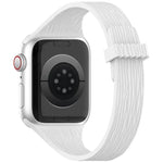 Dây đồng hồ silicone khóa nam châm eo nhỏ vân gỗ nước, Dành cho Apple Watch 46mm / 49mm / 45mm / 44mm, Dành cho Apple Watch 42mm / 41mm / 40mm / 38mm