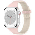 Dây đồng hồ silicone khóa nam châm eo nhỏ vân gỗ nước, Dành cho Apple Watch 46mm / 49mm / 45mm / 44mm, Dành cho Apple Watch 42mm / 41mm / 40mm / 38mm
