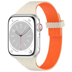 Dây đồng hồ silicone khóa nam châm eo nhỏ vân gỗ nước, Dành cho Apple Watch 46mm / 49mm / 45mm / 44mm, Dành cho Apple Watch 42mm / 41mm / 40mm / 38mm