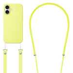 Ốp lưng silicone lỏng giả nylon đeo chéo có nam châm và hoạt hình pop-up, dành cho iPhone 17 Pro Max, iPhone 17 Pro, iPhone 17