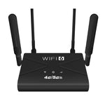 CPE907-E Eurasian Edition 150Mbps Download Speed 4 Antennas SIM Card Router 4G LTE WiFi Router, US Plug, EU Plug