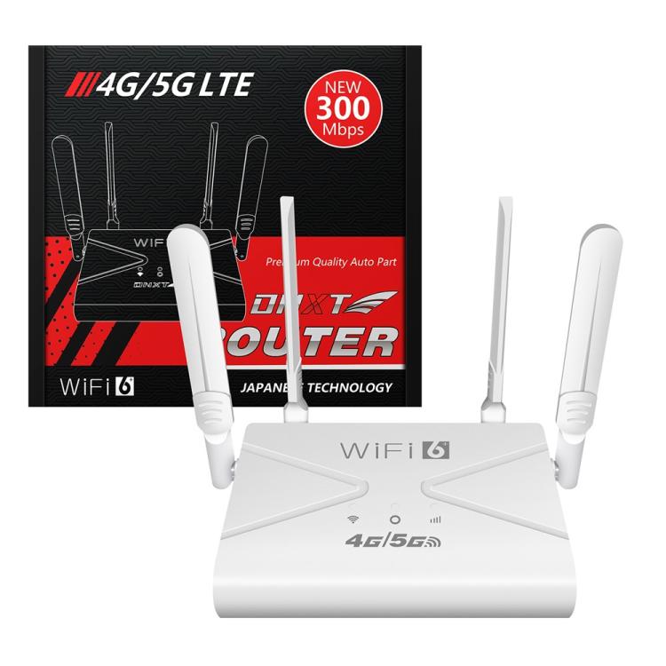 CPE907-E Eurasian Edition 150Mbps Download Speed 4 Antennas SIM Card Router 4G LTE WiFi Router, US Plug, EU Plug
