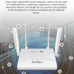 CPE907-E Eurasian Edition 150Mbps Download Speed 4 Antennas SIM Card Router 4G LTE WiFi Router, US Plug, EU Plug