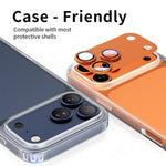 Miếng dán bảo vệ vòng kim loại toàn diện Kalebol Armor, dành cho iPhone 17 Pro Max, iPhone 17 Pro
