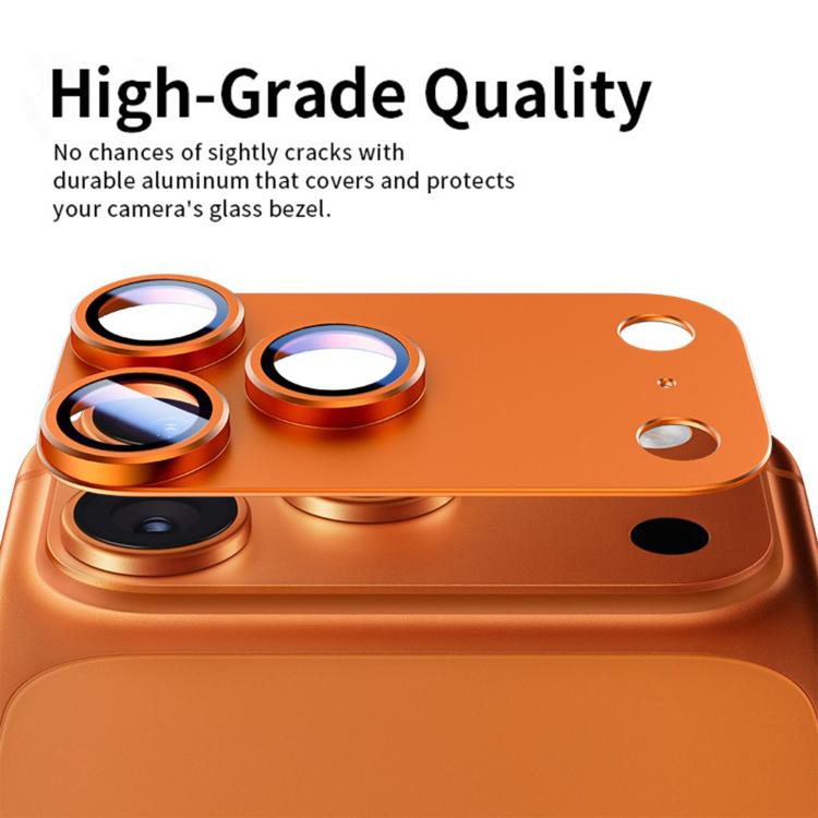 Miếng dán bảo vệ vòng kim loại toàn diện Kalebol Armor, dành cho iPhone 17 Pro Max, iPhone 17 Pro