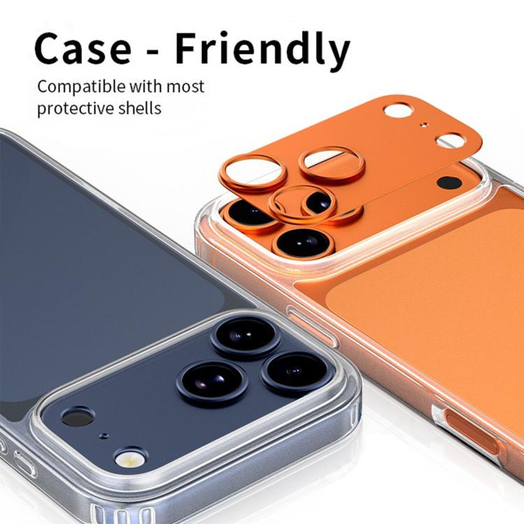 Vòng bảo vệ ống kính rỗng lồi kim loại Kalebol, dành cho iPhone 17 Pro Max, iPhone 17 Pro