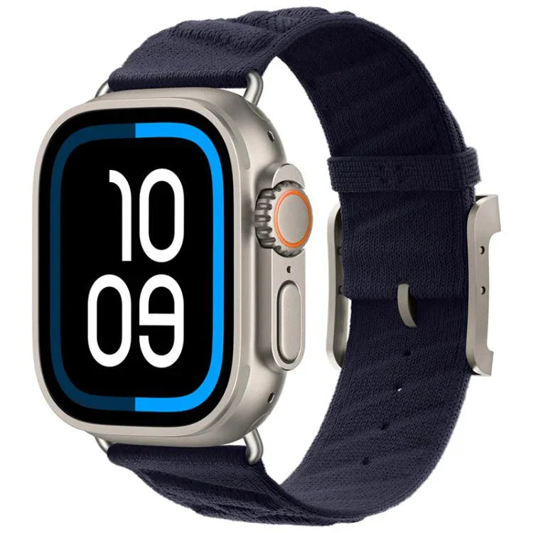 Dây đồng hồ nylon Twill kiểu H, Dành cho Apple Watch 46mm / 49mm / 45mm / 44mm, Dành cho Apple Watch 42mm / 41mm / 40mm / 38mm