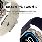 Dây đồng hồ nylon Twill kiểu H, Dành cho Apple Watch 46mm / 49mm / 45mm / 44mm, Dành cho Apple Watch 42mm / 41mm / 40mm / 38mm