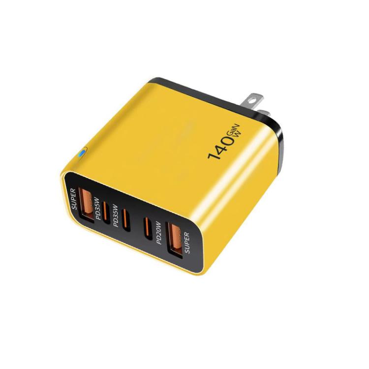 TE-PD43 Sạc đa cổng Type-C x 3, USB-A x 2 cho điện thoại / máy tính bảng, phích cắm US, phích cắm US