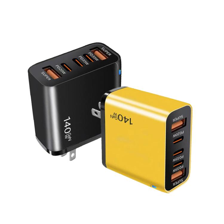 TE-PD43 Sạc đa cổng Type-C x 3, USB-A x 2 cho điện thoại / máy tính bảng, phích cắm US, phích cắm US