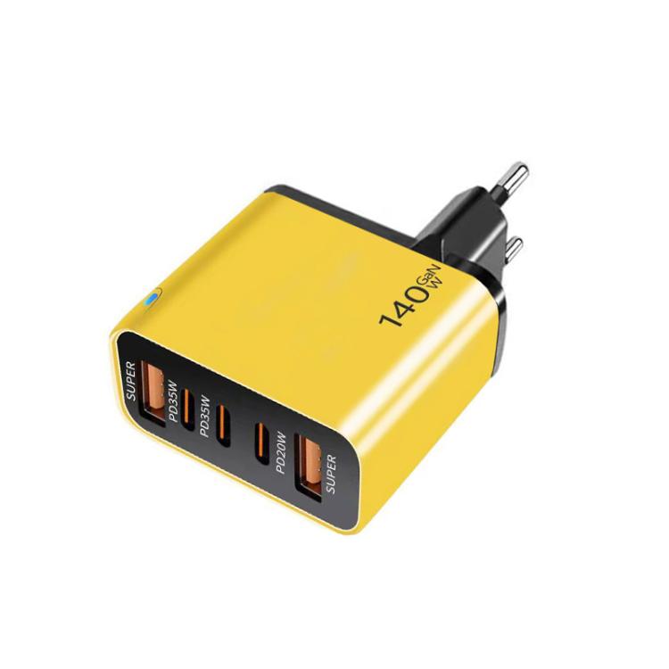 TE-PD43 Sạc đa cổng Type-C x 3, USB-A x 2 cho điện thoại / máy tính bảng, phích cắm EU, phích cắm EU