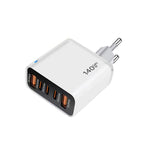 TE-PD43 Sạc đa cổng Type-C x 3, USB-A x 2 cho điện thoại / máy tính bảng, phích cắm EU, phích cắm EU