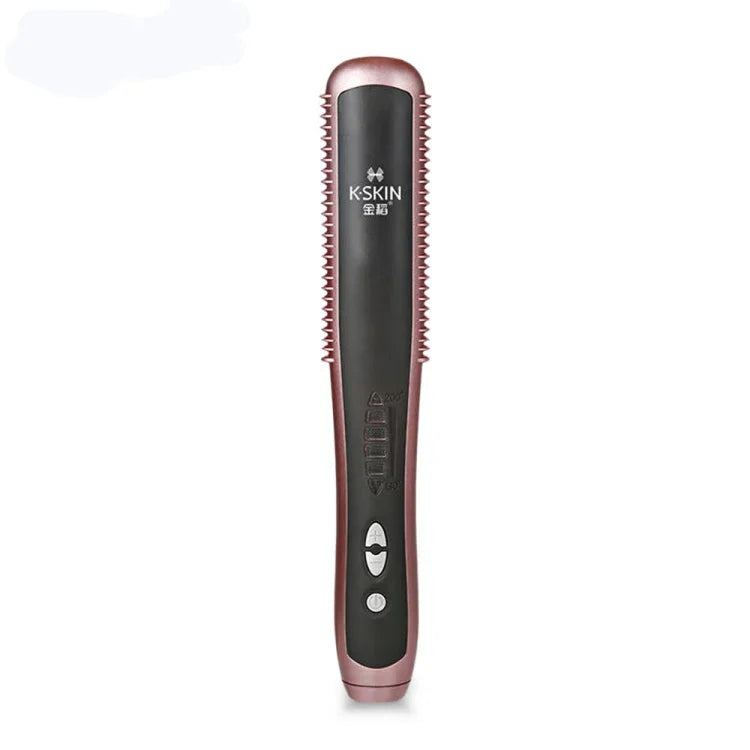Máy duỗi tóc điện gốm K-SKIN KD388A, lược tạo kiểu tóc, sưởi PTC, chăm sóc tóc, lược mát-xa tự động