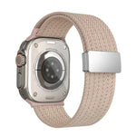 Dây đồng hồ nylon đàn hồi bốn sợi khóa nam châm một màu, Dành cho Apple Watch 46mm / 49mm / 45mm / 44mm, Dành cho Apple Watch 42mm / 41mm / 40mm / 38mm