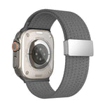 Dây đồng hồ nylon đàn hồi bốn sợi khóa nam châm một màu, Dành cho Apple Watch 46mm / 49mm / 45mm / 44mm, Dành cho Apple Watch 42mm / 41mm / 40mm / 38mm